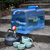 水桶家用储水车载PC塑料手提食品矿泉纯净水箱大号带盖龙头蓄水桶tp8912(粉红色)第3张高清大图