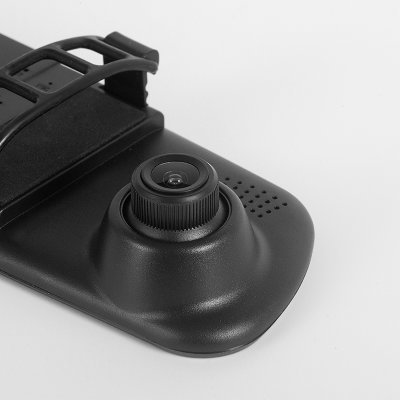 金字號H6行车记录仪单镜头高清夜视1080P后视镜一体机停车监控(2.8寸+8G)