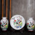 景德镇陶瓷器三件套小花瓶现代中式客厅电视柜插花工艺品装饰摆件(绿荷清)第4张高清大图