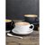 瓷掌柜 300ml欧式陶瓷拉花拿铁咖啡店专用咖啡杯套装简小奢华杯勺kb6(300ml哑光磨绿色套装送勺)第4张高清大图