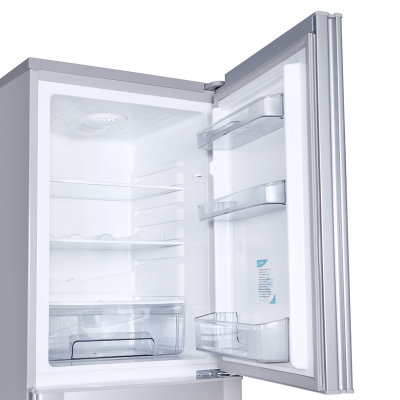 美菱(MeiLing) BCD-180LC 180升L 双门冰箱(银色) 全透明内饰