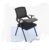 喜百灵XBL-HYY003会议椅培训椅带写字板带桌板折叠会议椅学生教室洽谈办公电脑椅(黑色靠背基础版)第2张高清大图