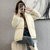 MISS LISA韩版短款棉服冬季小个子女装加厚棉袄外套D0001(杏色 L)第3张高清大图