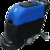 超洁亮手推式环保全自动洗地机刷地机SC50C/50D 电线式 电瓶式洗地机(蓝色 SC50C 电线式)第4张高清大图