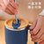 马克杯304不锈钢带盖喝水杯子女情侣创意带勺子茶杯办公室咖啡杯(珊瑚粉+金色勺子)第4张高清大图