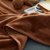 唐蔚云貂绒简约纯色卷边毛毯成人儿童盖毯沙发毯(咖啡色)第5张高清大图