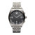 阿玛尼(ARMANI)手表灰色皮带圆形钢表盘日历双时针石英男士腕表AR0366(AR0369)第2张高清大图