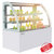 五洲伯乐（WUZHOUBOLE） 蛋糕柜面包展示柜风冷保鲜柜冷藏柜水果寿司熟食柜陈列柜 黑色直角后开门(0.9米CLY-0.9A)第4张高清大图