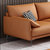 新飓简约现代大小户型科技布艺沙发意式极简网红橙色7字形贵妃位时尚轻奢软沙发客厅沙发组合(脚踏 乳胶+海绵版)第6张高清大图