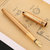 毕加索（PIMIO）916马拉加铱金笔8色可选土豪金钢笔1.0MM美工笔商务墨水笔礼盒(土豪金钢笔)第2张高清大图