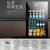 美的(Midea) 酒柜95升 茶叶柜冰吧 家用办公冰柜冷柜 立式冷藏柜保鲜柜展示柜（黑色）JC-95GMA(E)(黑色 95升)第4张高清大图