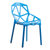 物槿 几何塑料椅子 YG-01(白色)第3张高清大图