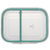 居元素(juyuansu) N98910002 乔恩浅绿高硼硅保鲜盒1040ml 全分隔设计 冷藏加热 保鲜盒 透明第6张高清大图