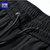 罗蒙夏季男士松紧带纯色休闲裤(黑色 均码)第4张高清大图