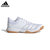 Adidas阿迪达斯春季新款羽毛球鞋男休闲运动鞋女轻便透气减震软底跑步鞋D97697(D97697白色 44.5)第3张高清大图