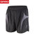 spiro 夏季运动短裤男女薄款跑步速干透气型健身三分裤S183X(黑色/灰色 S)第5张高清大图