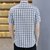 夏季男装短袖休闲商务男士衬衫1000-238(灰色 2XL)第5张高清大图