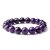 一生一石 3A级天然紫水晶圆珠手链系列(11mm)第3张高清大图