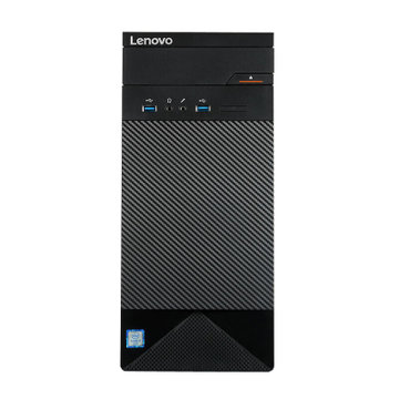 联想(Lenovo) H5010 台式机电脑整机( 四核N3700 4G 500G 集显WIN10 ) 黑色(19.5英寸液晶显示器)