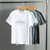 JEEP SPIRIT吉普短袖T恤简约字母图案纯棉t恤户外运动半袖打底衫圆领套头衫(2-2013白色 4XL)第4张高清大图