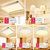 客厅现代时尚水晶led吸顶长方形卧室温馨餐厅组合套餐套装灯具饰9801(现代款高配（2室1厅）2)第4张高清大图