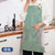 擦手围裙 厨房家用可调系带防水防油可擦手围裙(绿色 均码)第5张高清大图