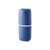 K简约螺纹旅行洗漱杯 牙刷牙杯牙膏收纳盒便携式漱口杯杯子套装(蓝色)第7张高清大图