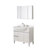 TOTO浴室柜 浴室镜柜组合套装 LDKW903K/W 配LMAW903落地式(白色 柜子+龙头+浴室镜)第2张高清大图