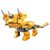 积木机甲霸王龙三角龙1变3小颗粒拼装积木玩具可合体积木摆件(1601C 蛇颈龙)第5张高清大图
