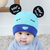 秋冬季婴儿帽子秋冬保暖套头帽韩版新生儿胎帽宝宝帽0-3-6-12个月(黑色)第5张高清大图