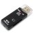 川宇(kawau)C204 SONY相机MS卡专用读卡器 MS记忆棒专属/USB2.0(黑色)第2张高清大图