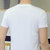 尊首(ZUNSHOU)2016新款男士T恤男士纯色领口双扣短袖T恤(藏青色 L)第5张高清大图
