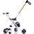 简易轻便携儿童三轮车宝宝婴儿手推车可折叠 溜娃滑行车伞车(黑色无伞 版本)第3张高清大图
