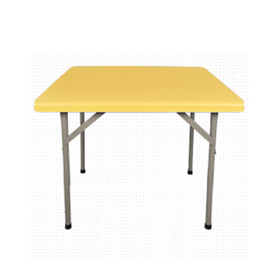 【京好】折叠桌子 折叠餐桌 现代简约环保便携式多功能折叠书桌D162(黄色长76宽50桌子 快递送货)