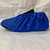 思莱克防水布鞋套防雨绸雨天鞋套防滑家用加厚防滑底厨房用脚套(蓝色)第3张高清大图