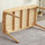 吉木多 红橡木实木餐桌椅组合 一桌六椅禅意新中式家用长方形饭桌(1.2米原木色 单餐桌)第5张高清大图