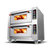 lecon/乐创 烤箱商用电热二层二盘 大容量蛋糕披萨烘培定时电烘炉(白色（请修改）)第2张高清大图