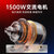 新艾瑞斯和面机商用搅面揉面机双速双动打面机3公斤5公斤16公斤活面机和面机 直流电机(白色 8KG干粉变频店家双速双动20L)第4张高清大图