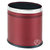 南方新品椭圆双层镂空花纹垃圾桶不锈钢垃圾筒家用厨房垃圾桶酒店宾馆用客房桶 GPX-45C(红色烤漆)第3张高清大图