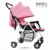 轻便携带婴儿推车 可坐可躺手推车 一键折叠避震宝宝车(亚麻兰)第4张高清大图