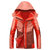 15C232冬装新款豹迹可脱卸内胆女士冲锋外套 户外登山防寒衣(玫红色 XXL)第4张高清大图