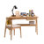 现代北欧实木书桌日式小户型SZ01H(出口版（木蜡油）1.2M 单桌)第5张高清大图