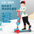 可折叠座椅多功能儿童滑板车高强承重三合一滑板车小孩溜溜坐骑车(白色)第4张高清大图