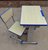 学生书桌椅子凳子家用课桌椅靠背椅子校用及培训班用(双滑道课桌椅 B款)第3张高清大图
