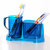 浦晨 炫彩创意牙刷架二合一洗漱套装(蓝色PB6009)第4张高清大图