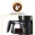 飞利浦（PHILIPS）咖啡机 家用滴漏式美式MINI咖啡壶 香气旋涡技术 自动搅拌 防滴漏 HD7432(黑色)第5张高清大图