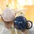 星球马克杯家用创意陶瓷情侣水杯带盖高颜值办公室喝水杯子咖啡杯(星球马克杯-浅蓝)第3张高清大图