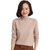 【奢叶YRBG】2021年100%纯山羊绒衫女半高领纯色长袖修身打底毛衣(XL 白色)第9张高清大图