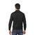 商场款 羊毛休闲时尚保暖夹克 纯色厚款针织立领外套(黑色 M)第4张高清大图