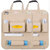 费凯丹多功能车载收纳袋储物袋 汽车靠背收纳袋坐椅置物袋挂袋(米色（双只装） 版本)第4张高清大图